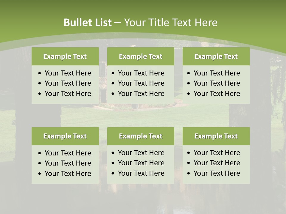 Carolina South Carolina Plantation PowerPoint Template