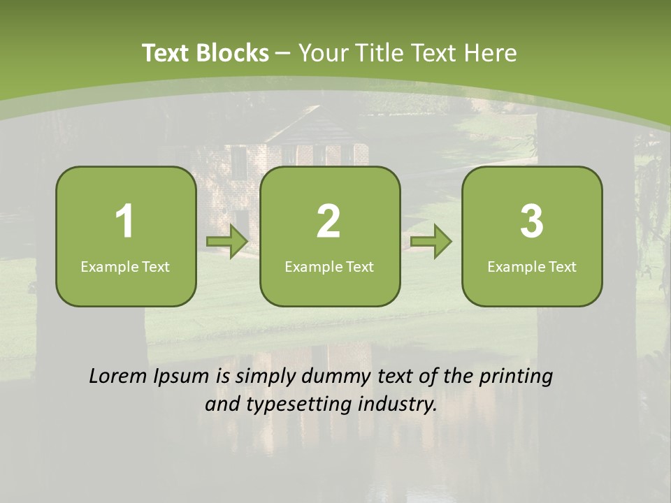 Carolina South Carolina Plantation PowerPoint Template