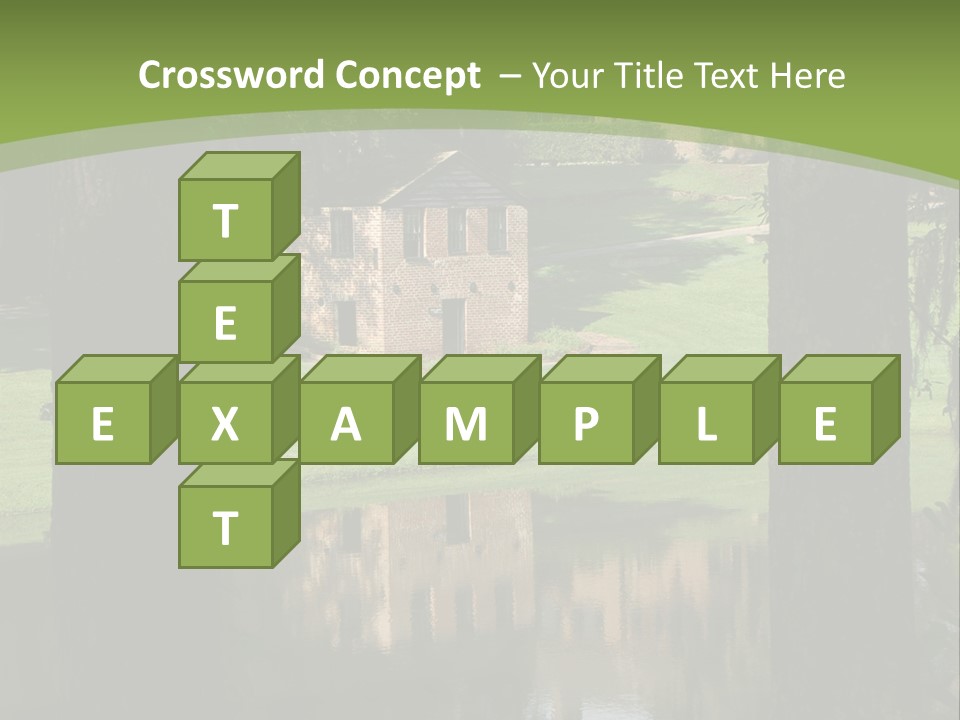 Carolina South Carolina Plantation PowerPoint Template