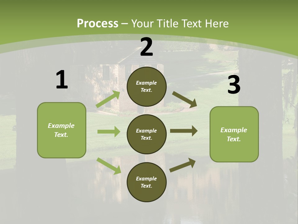 Carolina South Carolina Plantation PowerPoint Template