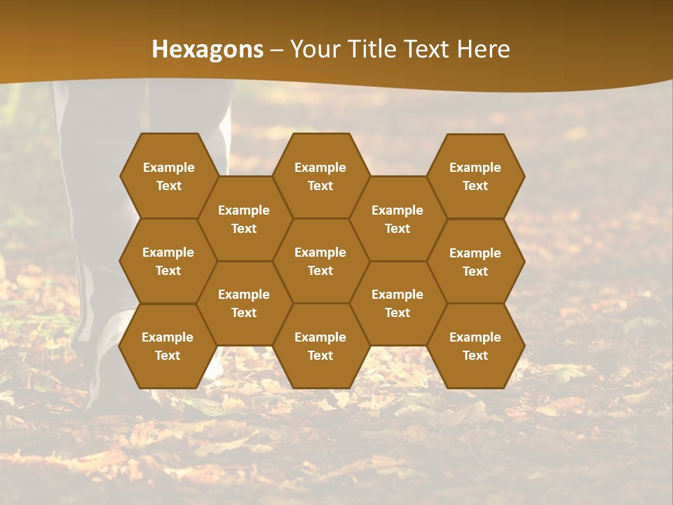 Brown Women Trail PowerPoint Template