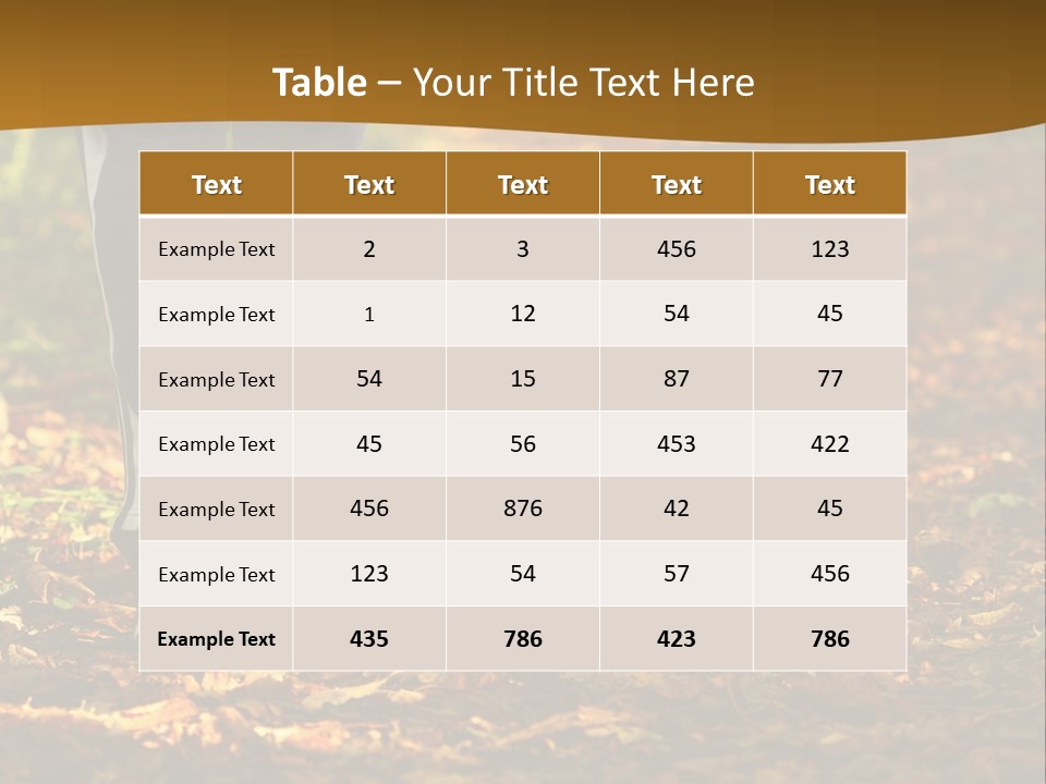 Brown Women Trail PowerPoint Template