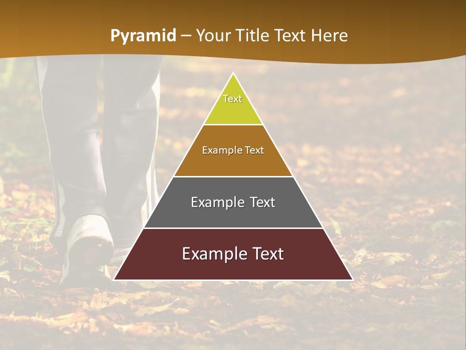 Brown Women Trail PowerPoint Template