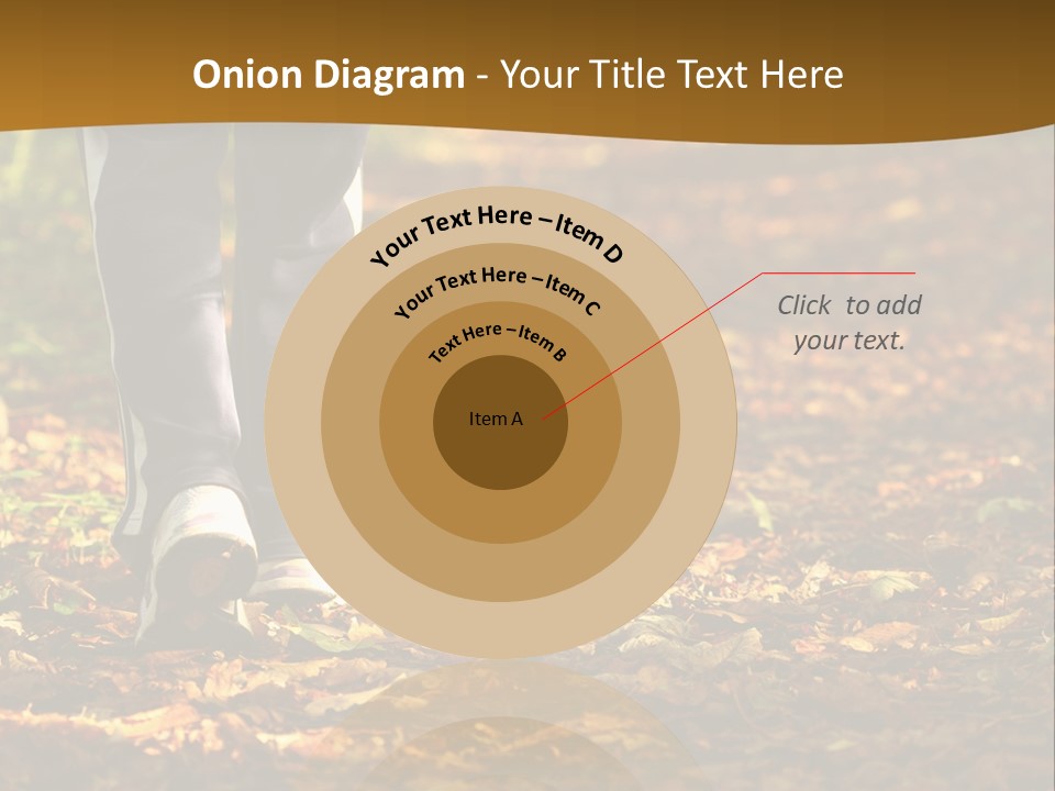 Brown Women Trail PowerPoint Template