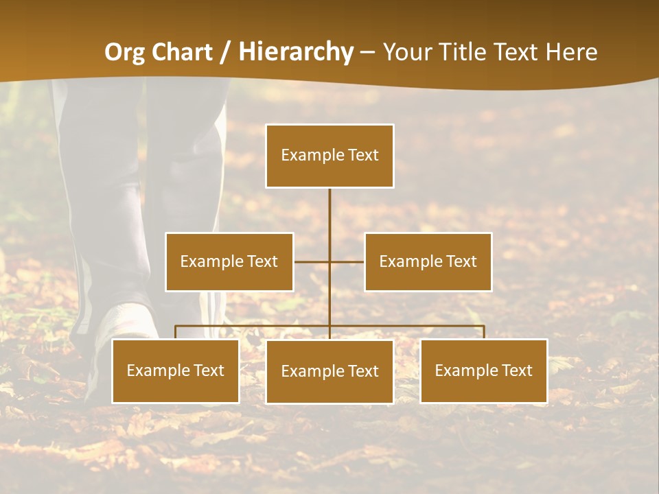 Brown Women Trail PowerPoint Template