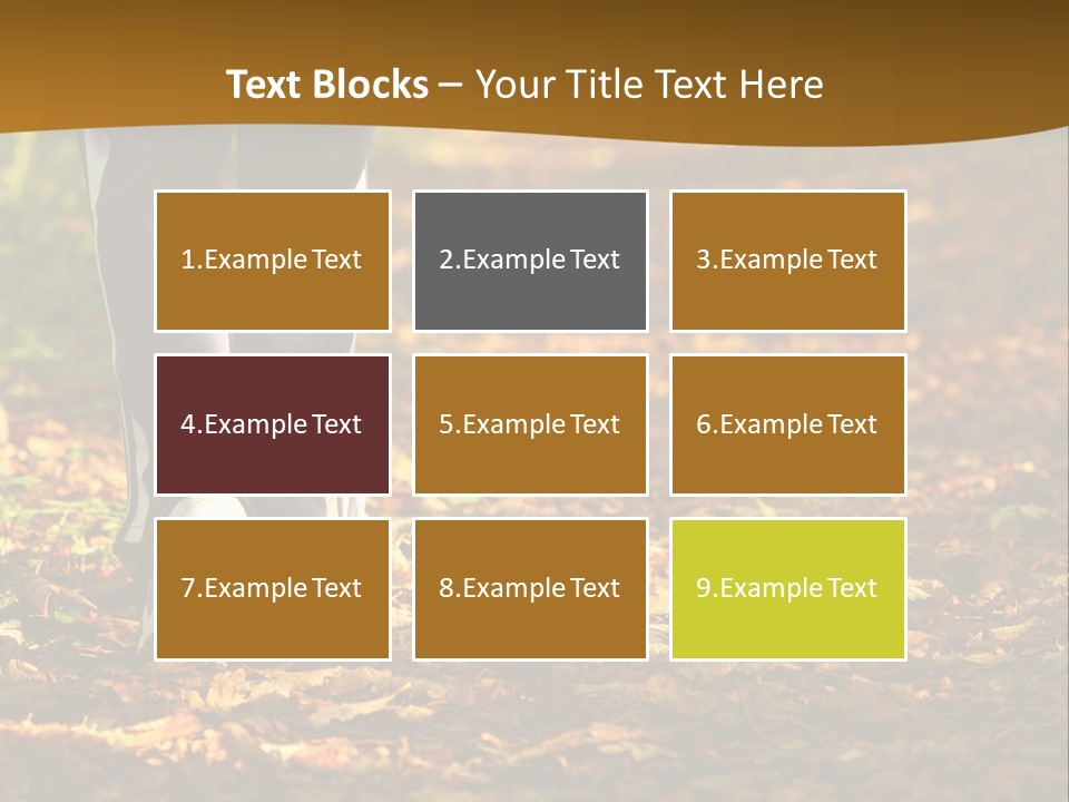 Brown Women Trail PowerPoint Template