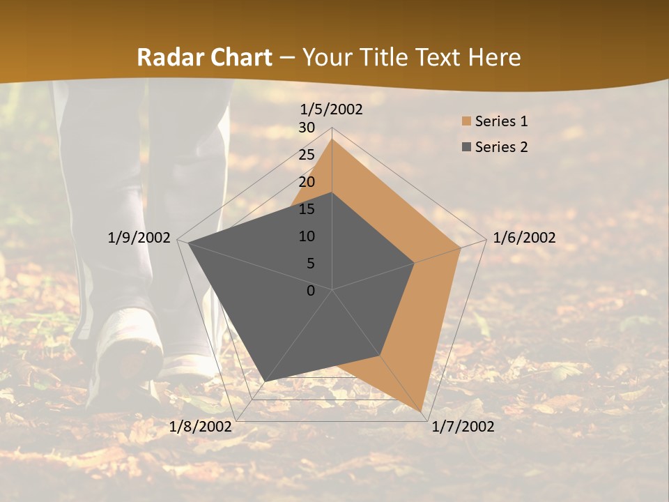 Brown Women Trail PowerPoint Template