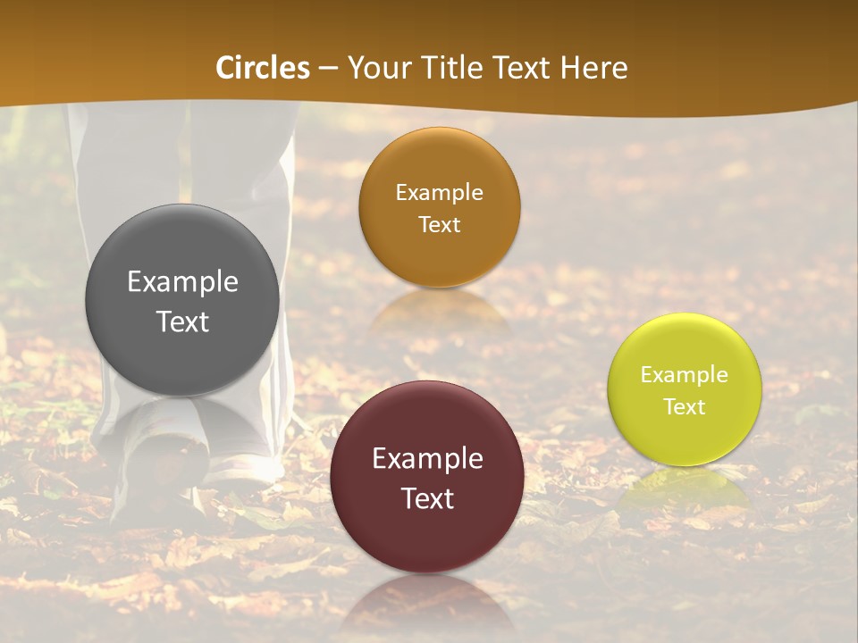 Brown Women Trail PowerPoint Template