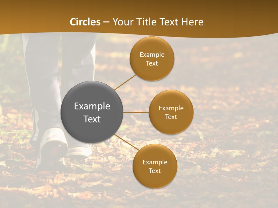 Brown Women Trail PowerPoint Template