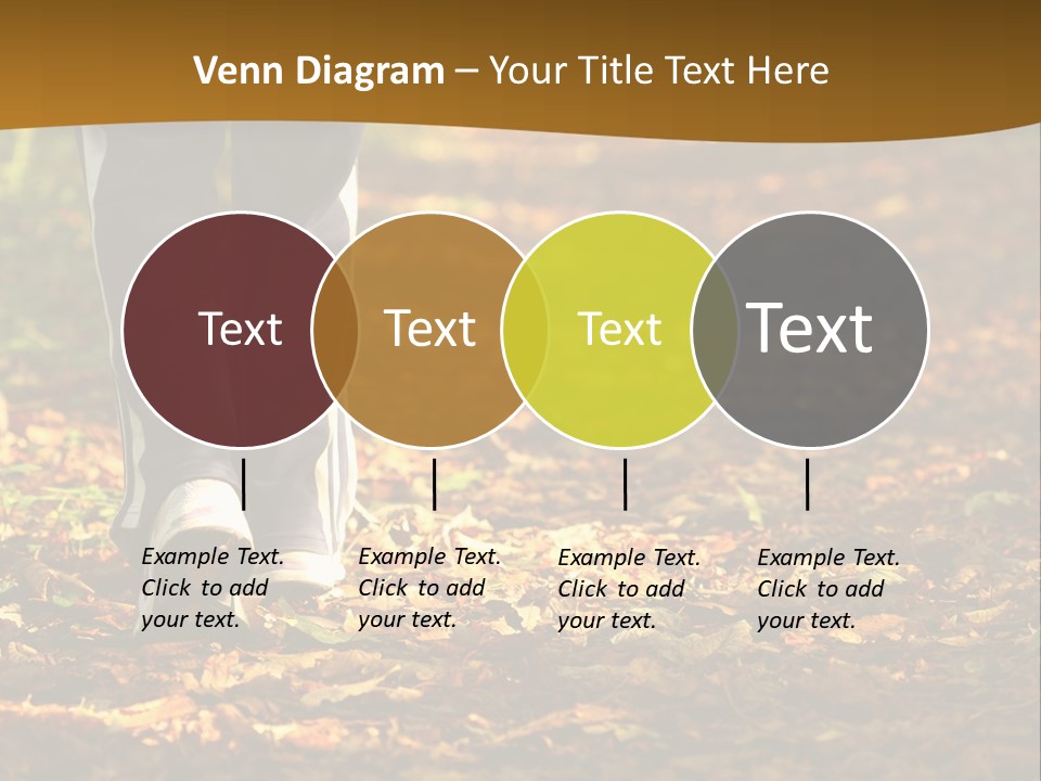 Brown Women Trail PowerPoint Template