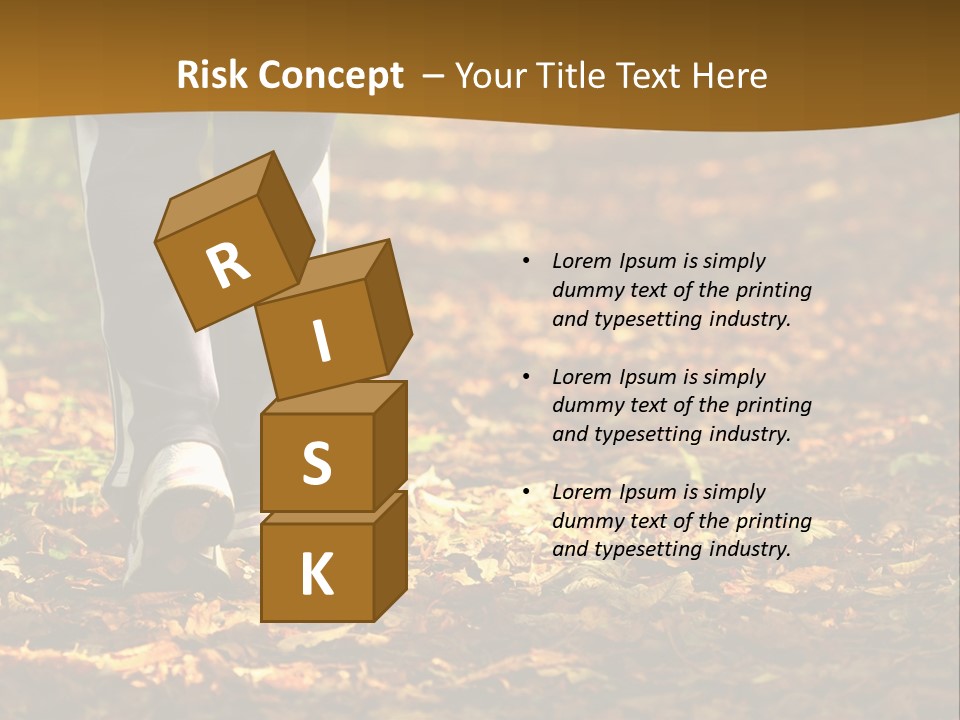 Brown Women Trail PowerPoint Template