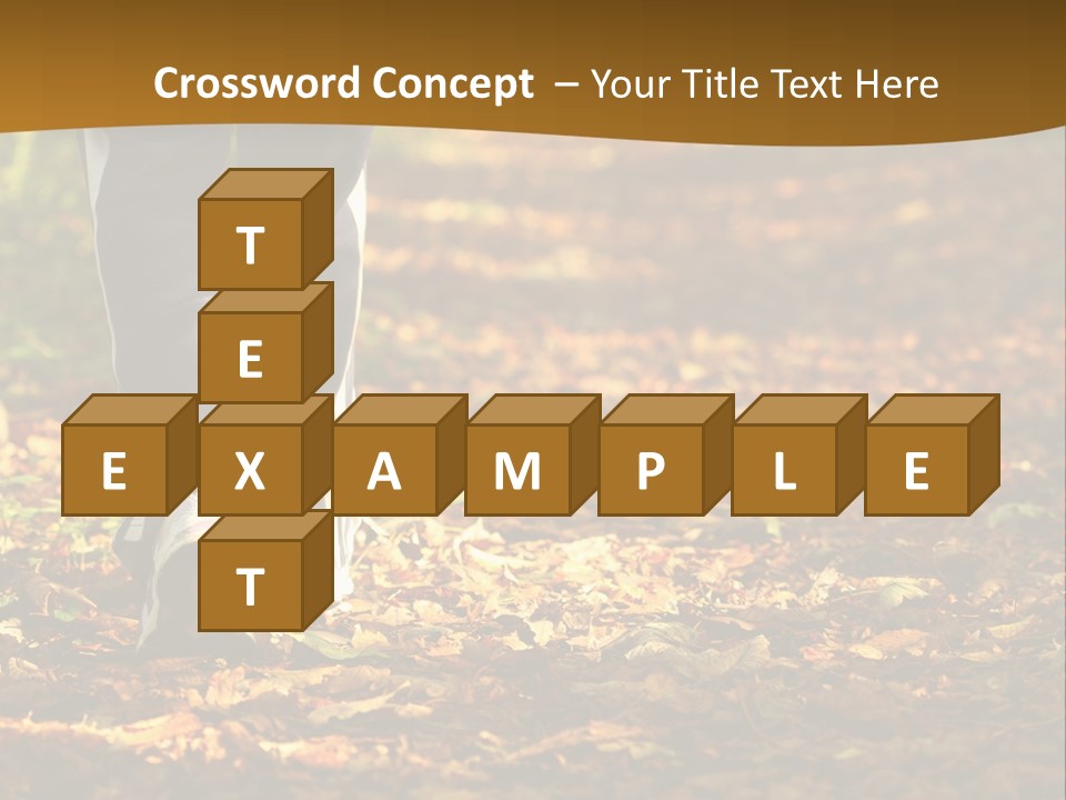 Brown Women Trail PowerPoint Template