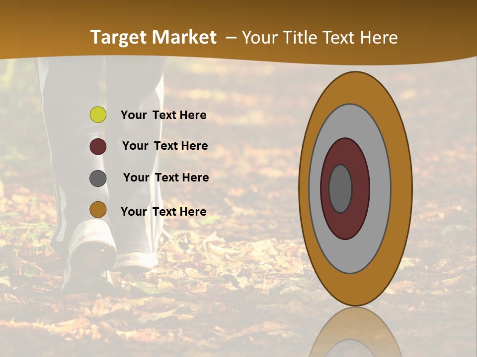 Brown Women Trail PowerPoint Template