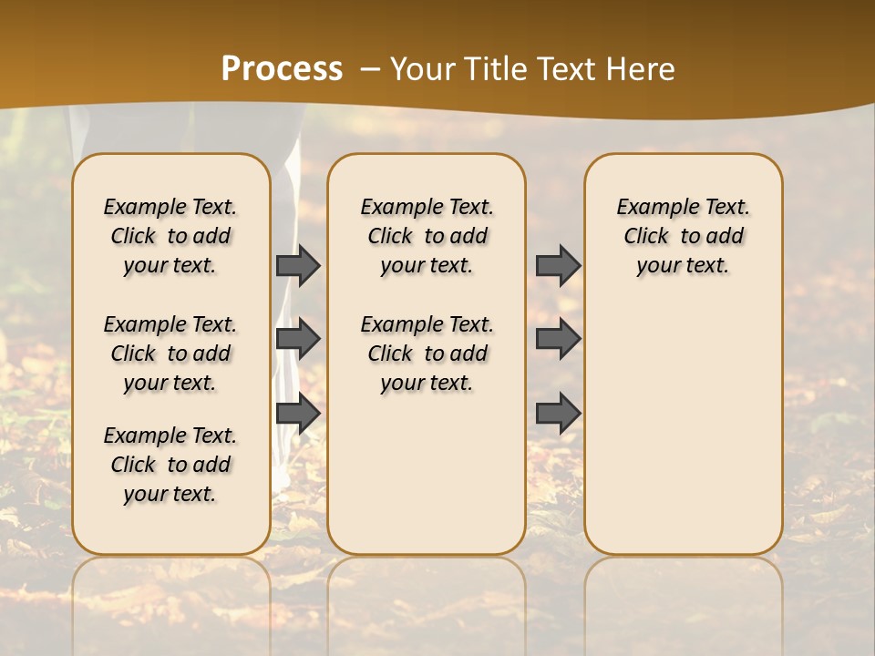 Brown Women Trail PowerPoint Template