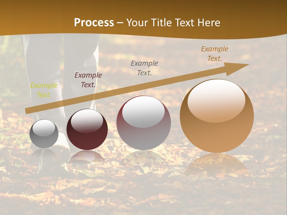 Brown Women Trail PowerPoint Template