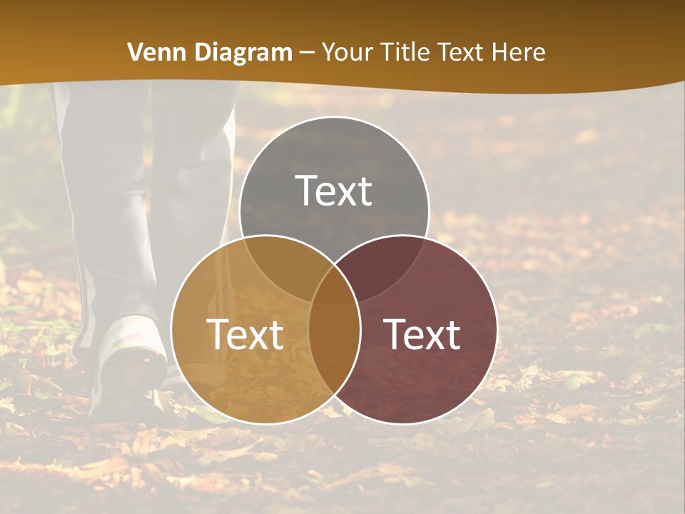 Brown Women Trail PowerPoint Template