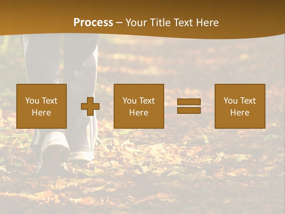 Brown Women Trail PowerPoint Template