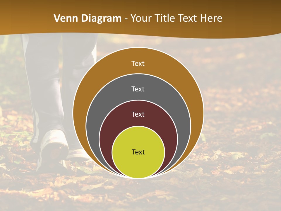 Brown Women Trail PowerPoint Template