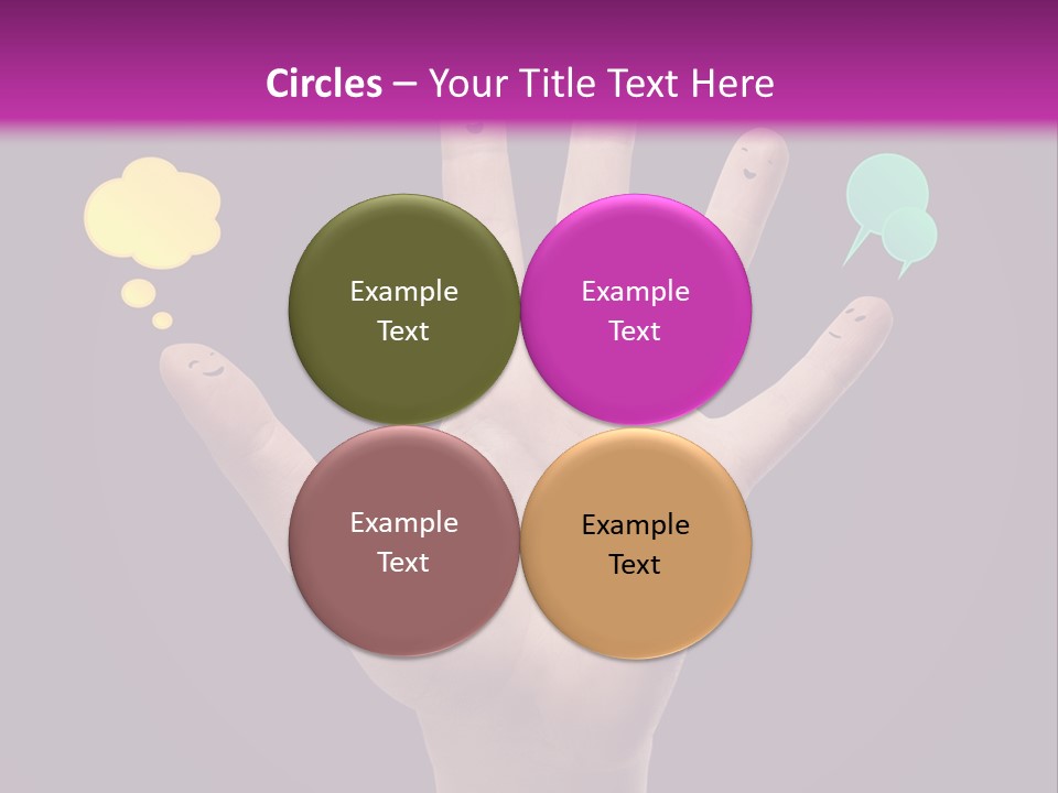 Community Smiley Hug PowerPoint Template