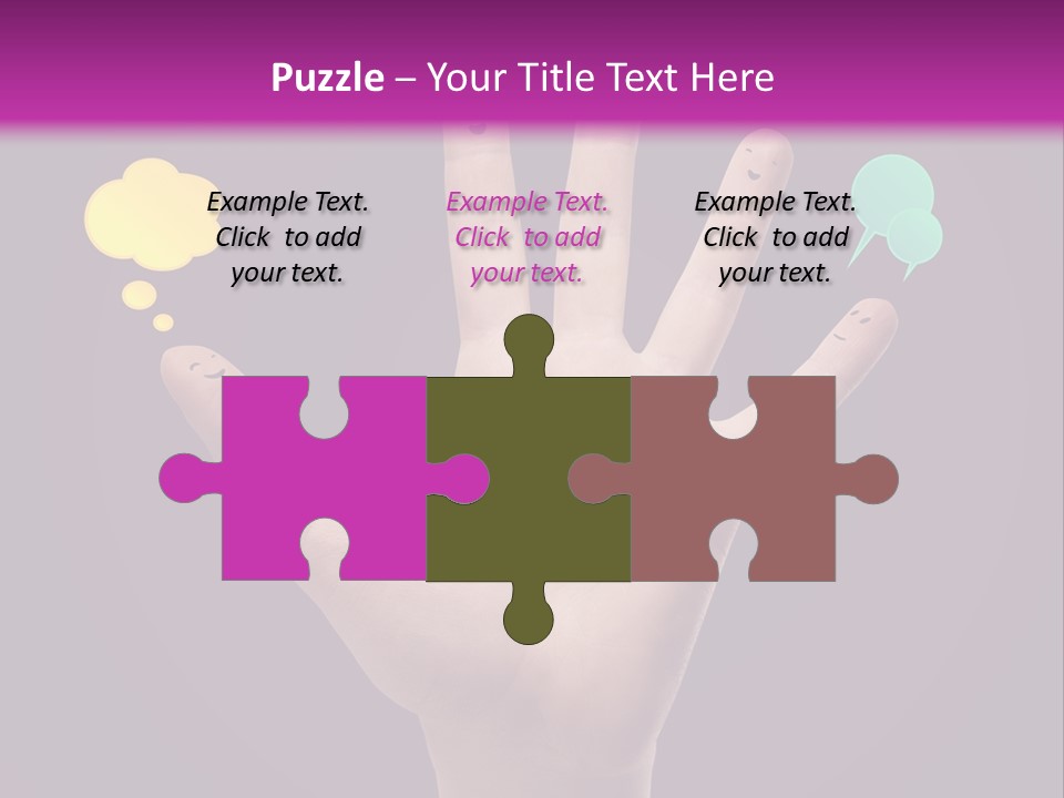 Community Smiley Hug PowerPoint Template