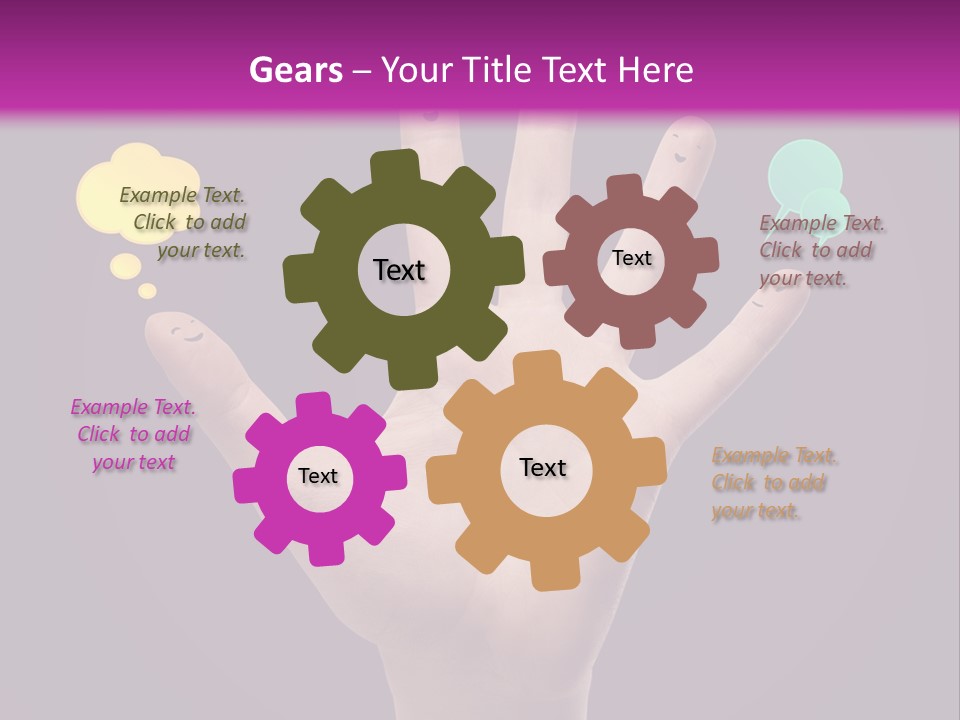 Community Smiley Hug PowerPoint Template