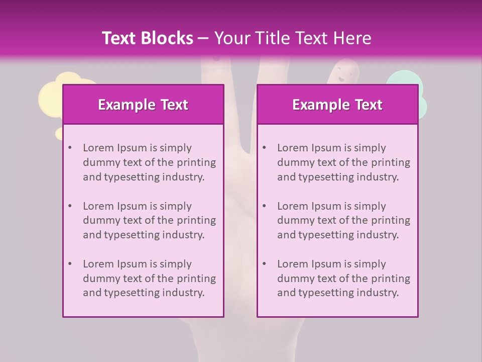 Community Smiley Hug PowerPoint Template