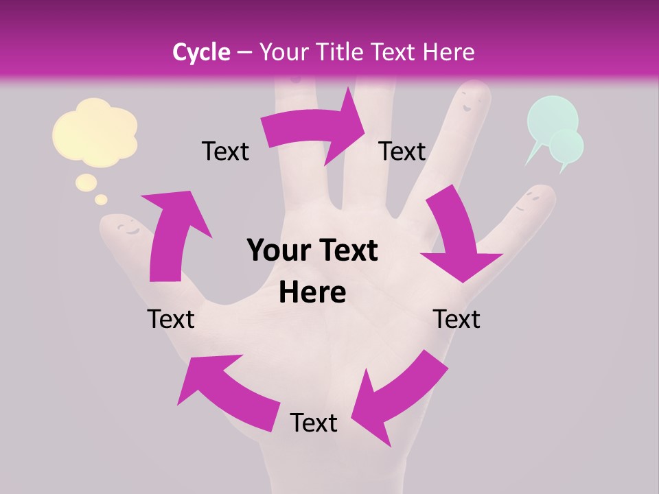 Community Smiley Hug PowerPoint Template