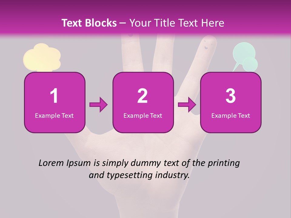 Community Smiley Hug PowerPoint Template