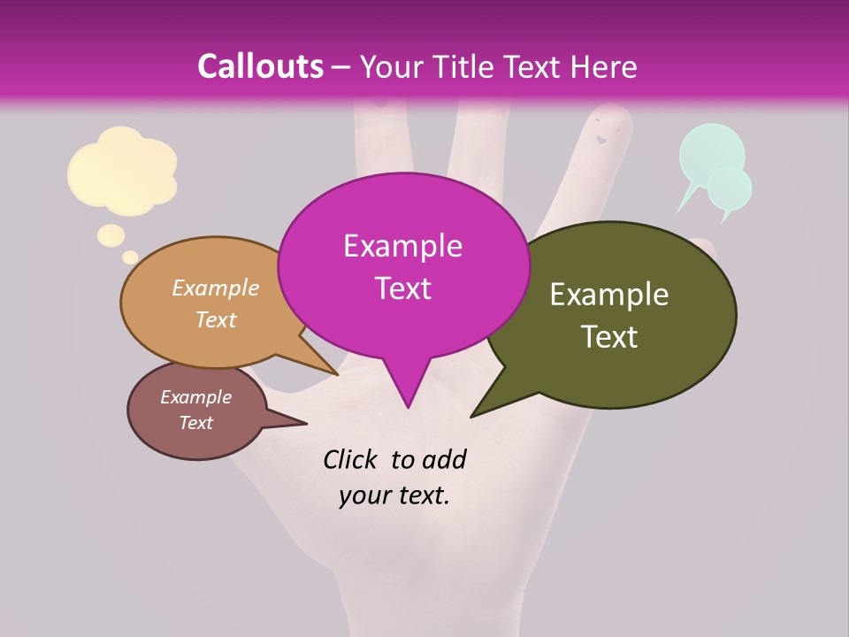 Community Smiley Hug PowerPoint Template