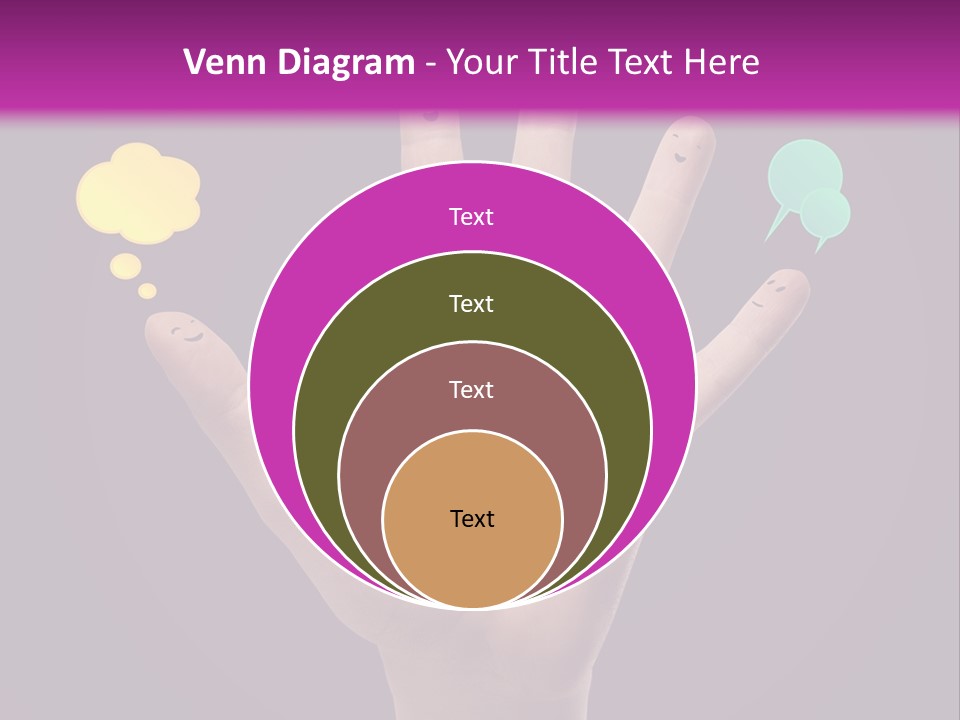 Community Smiley Hug PowerPoint Template
