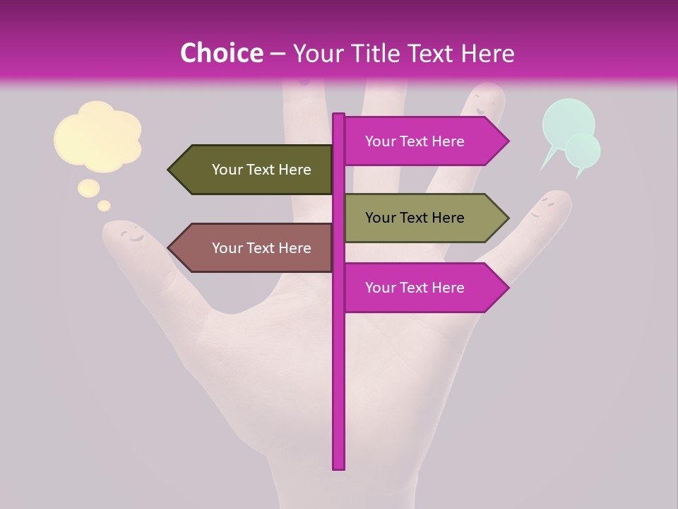 Community Smiley Hug PowerPoint Template