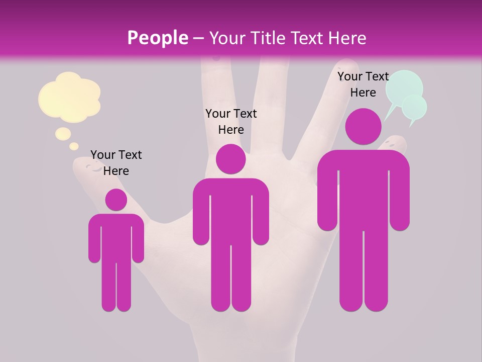 Community Smiley Hug PowerPoint Template
