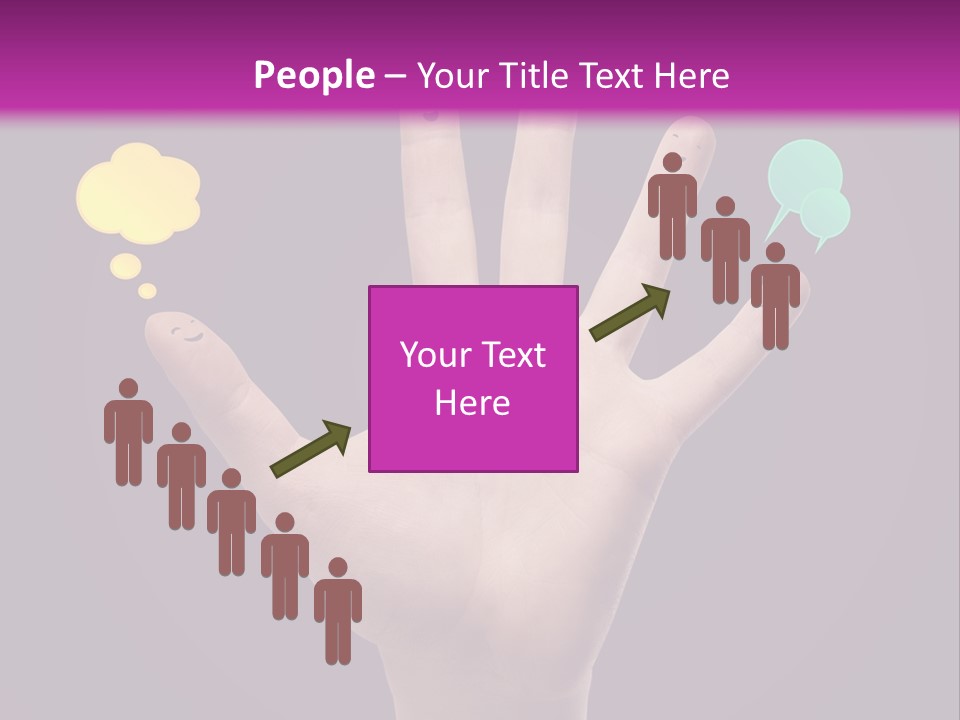 Community Smiley Hug PowerPoint Template