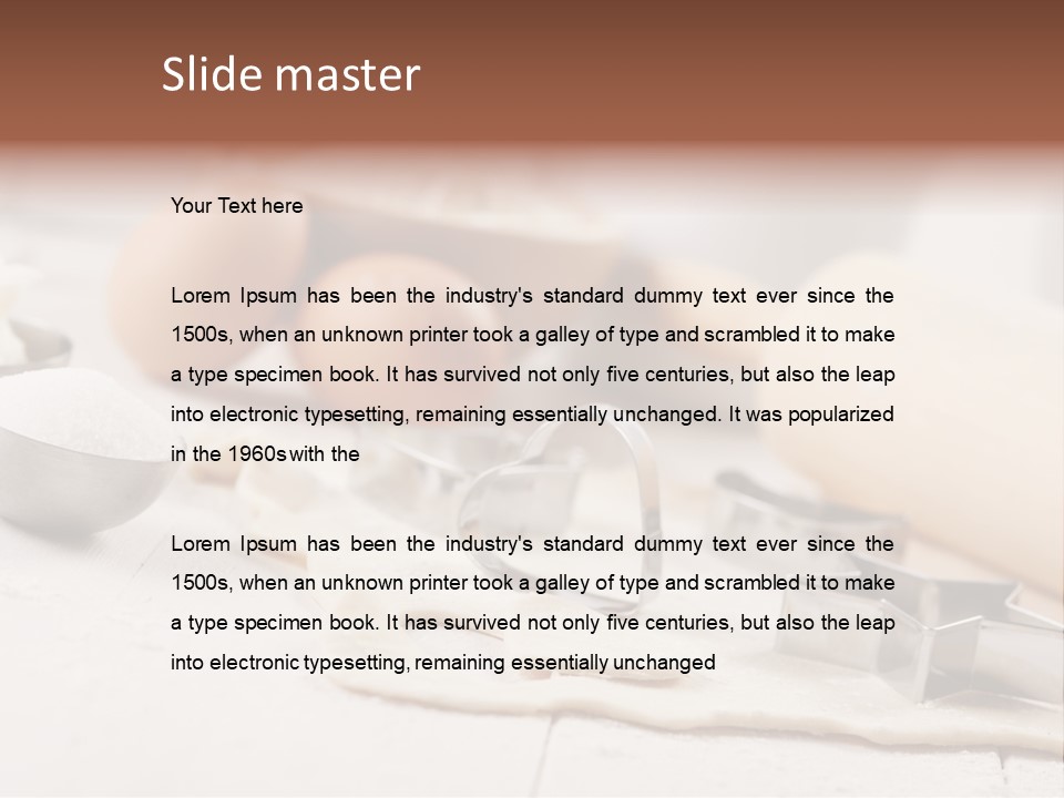 Food Baker Butter PowerPoint Template