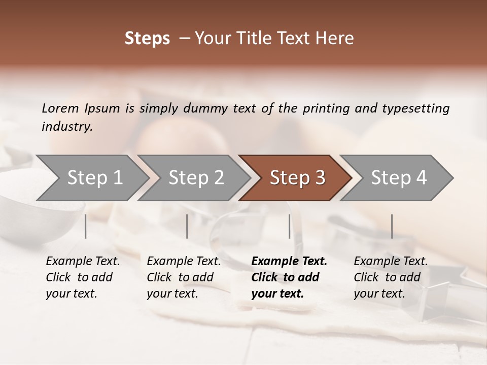 Food Baker Butter PowerPoint Template