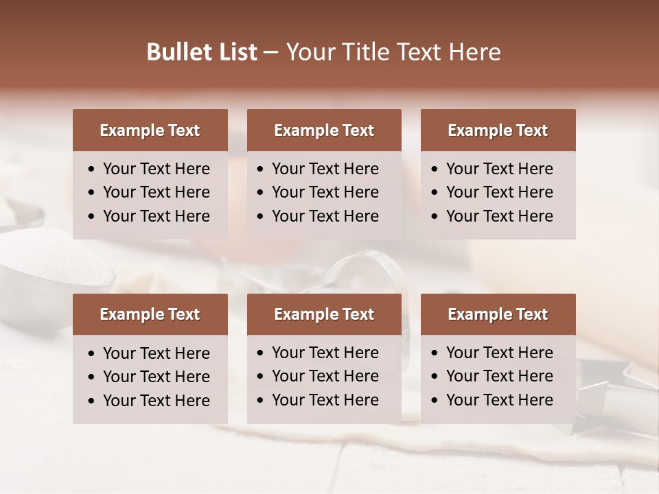 Food Baker Butter PowerPoint Template