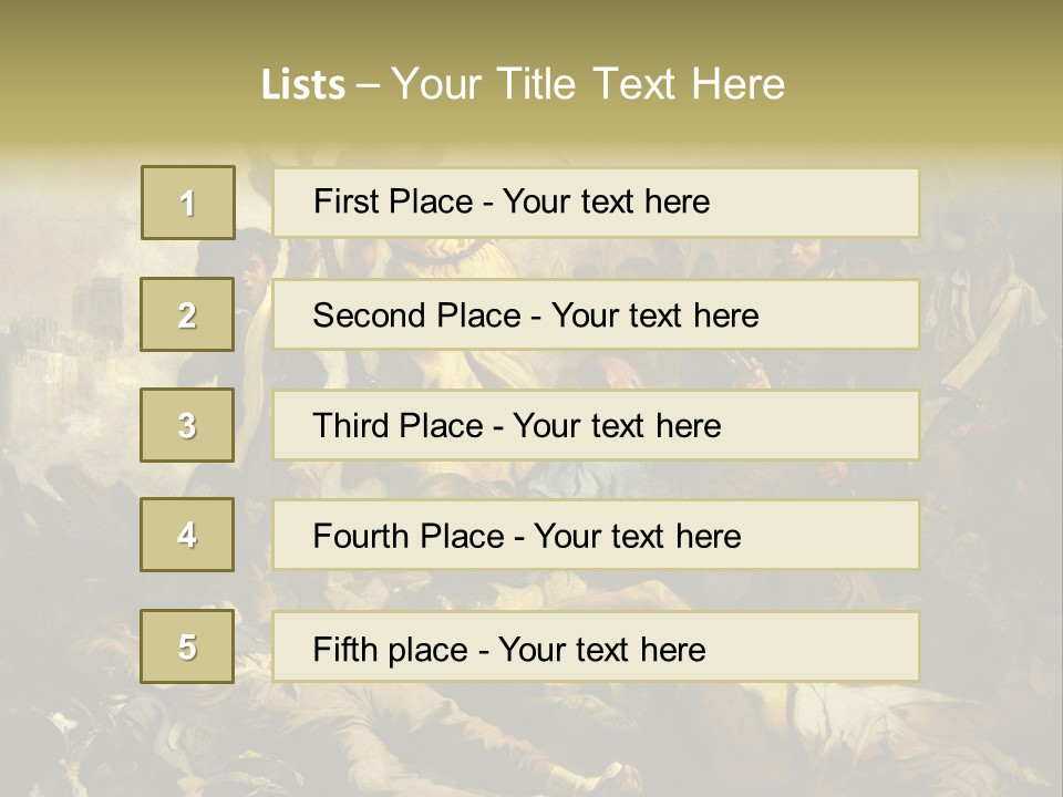 Old French Revolutionary PowerPoint Template