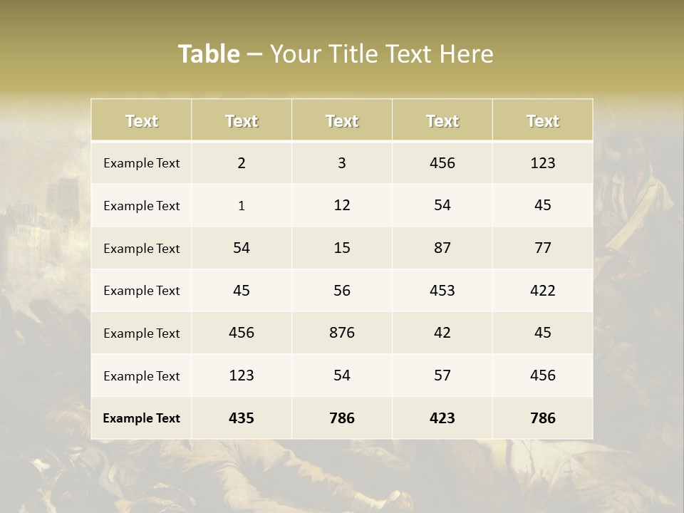 Old French Revolutionary PowerPoint Template