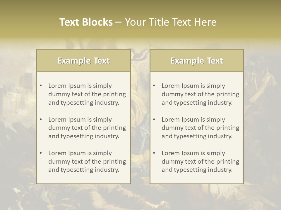 Old French Revolutionary PowerPoint Template