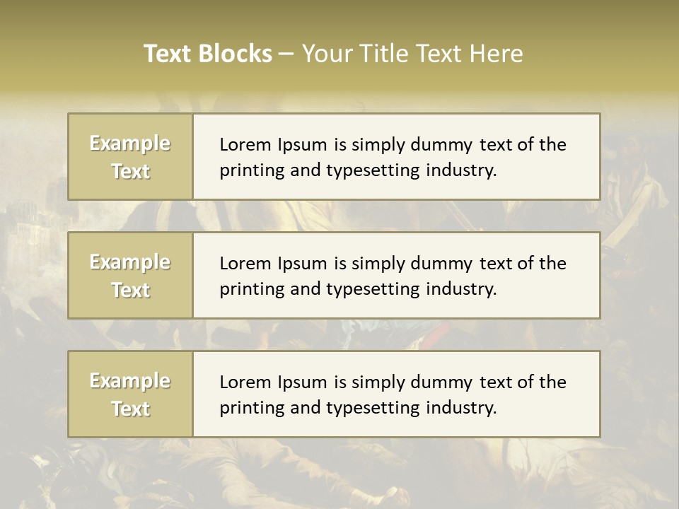 Old French Revolutionary PowerPoint Template