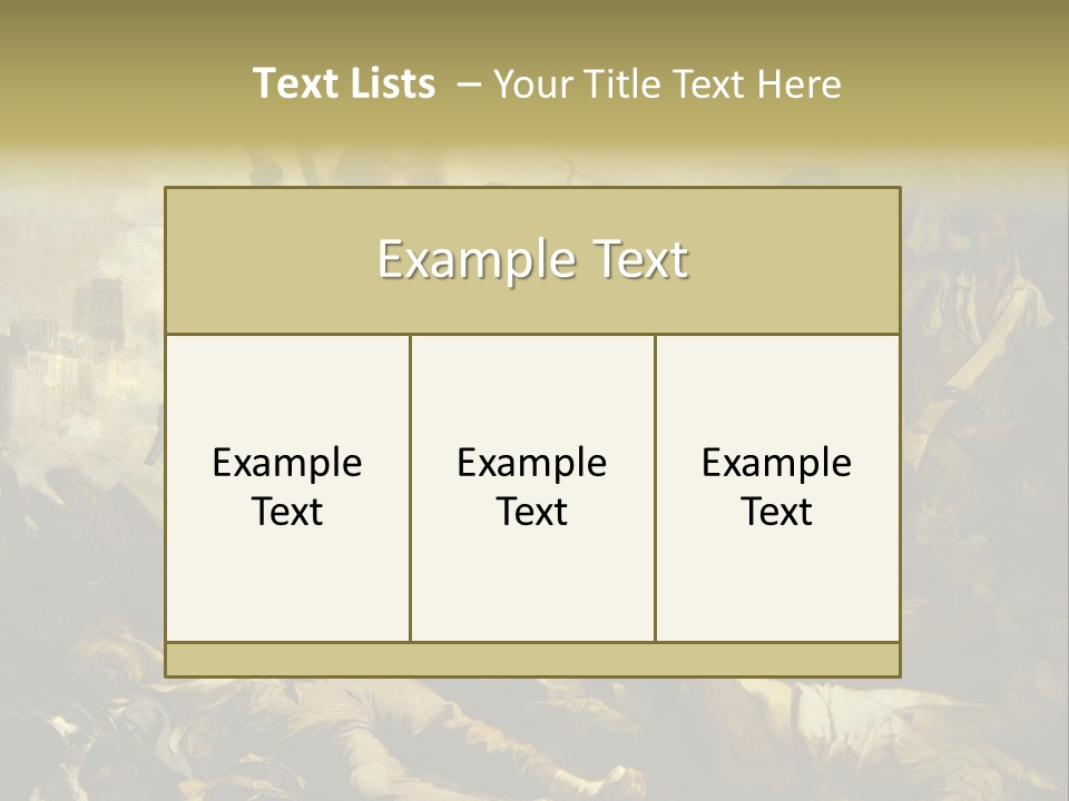 Old French Revolutionary PowerPoint Template