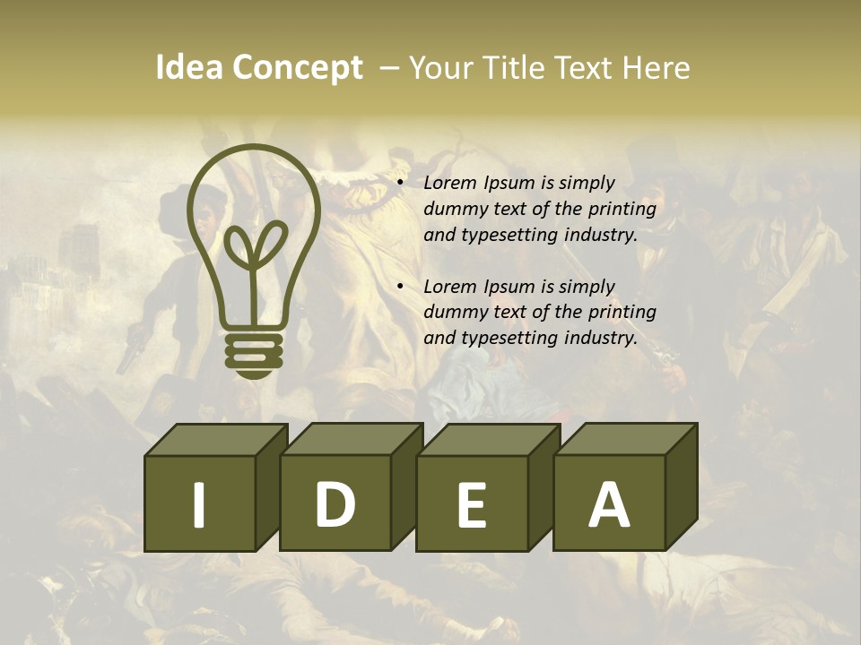 Old French Revolutionary PowerPoint Template