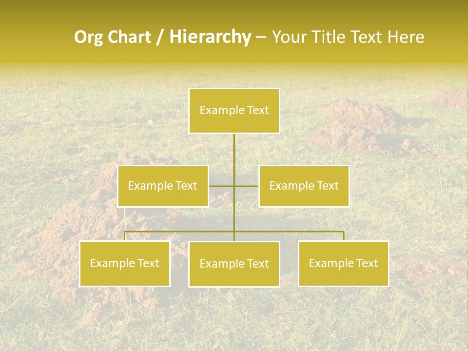 Cavity Danger Grass PowerPoint Template