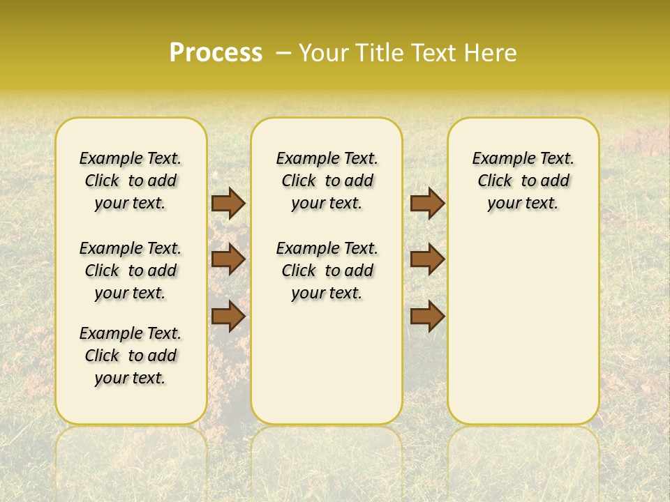 Cavity Danger Grass PowerPoint Template