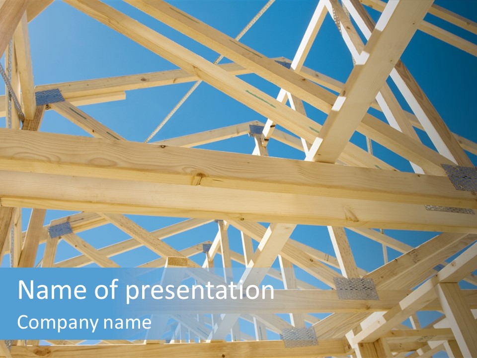 Project Property Wall Roofing PowerPoint Template