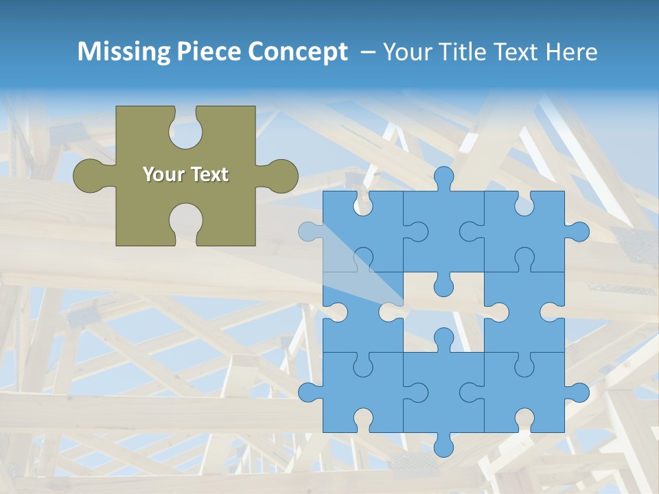 Project Property Wall Roofing PowerPoint Template