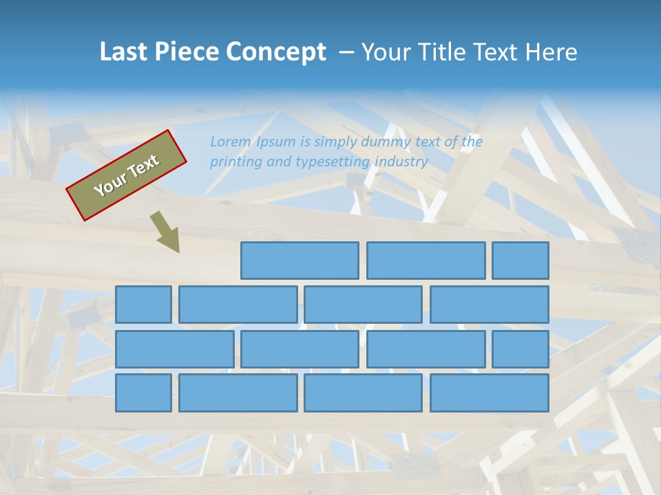 Project Property Wall Roofing PowerPoint Template