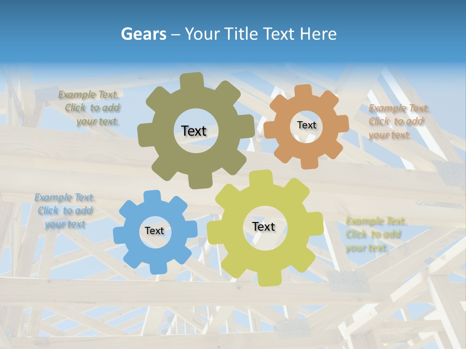 Project Property Wall Roofing PowerPoint Template