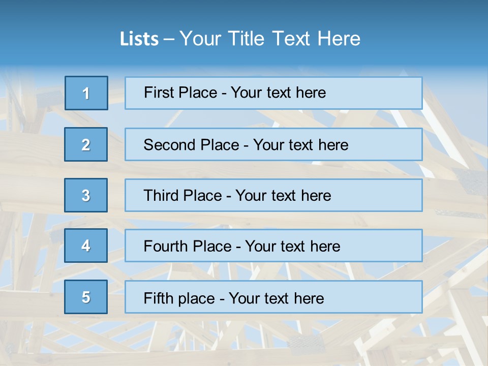 Project Property Wall Roofing PowerPoint Template