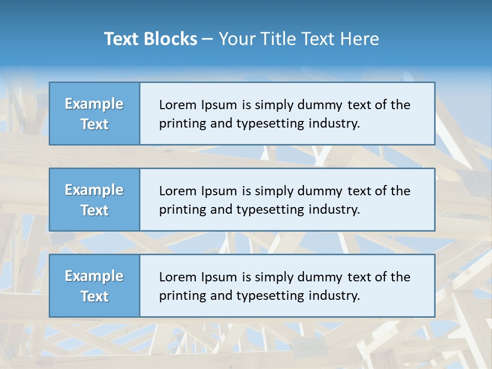Project Property Wall Roofing PowerPoint Template